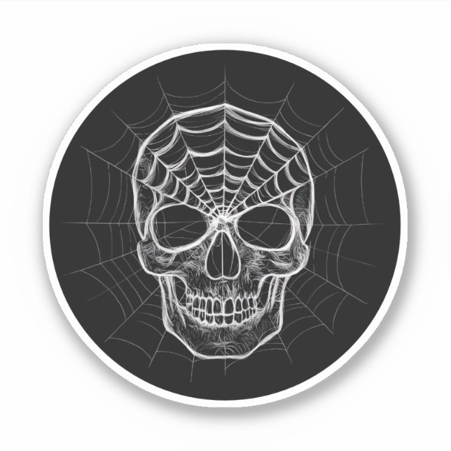 Adesivo Skiderweb Skull (Frente)
