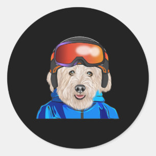 Adesivo Skier Glen De Imaal Terrier Snowboard Pocket