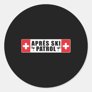 Adesivo Skiing Apres Ski Patrol Skier Winter Sports