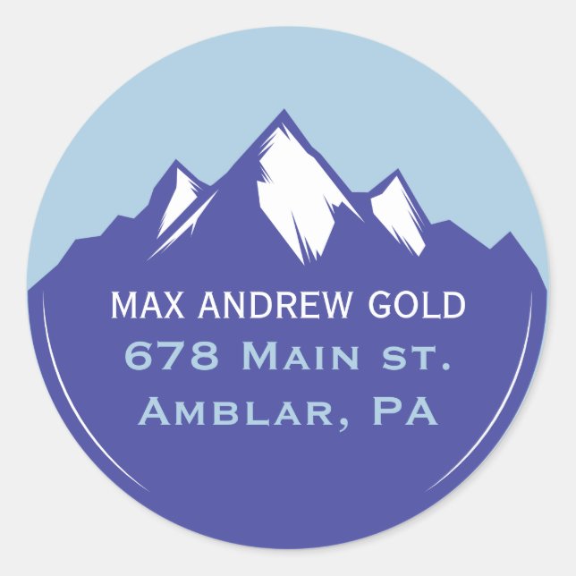 Adesivo SKIT TICKET Invitation Endereço de Devolução (Frente)