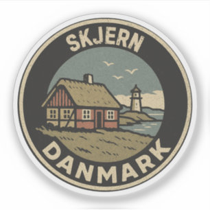 Adesivo Skjern, Dinamarca Danmark
