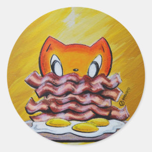 Adesivo Skribbles: Porque bacon