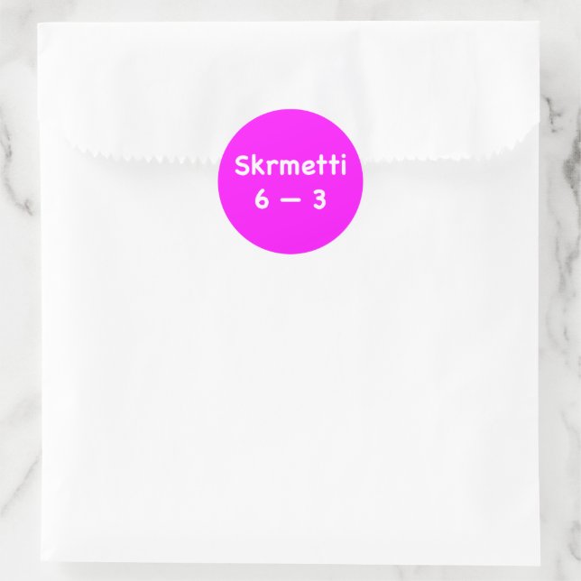 Adesivo Skrmetti 6--3 (Bolsa)