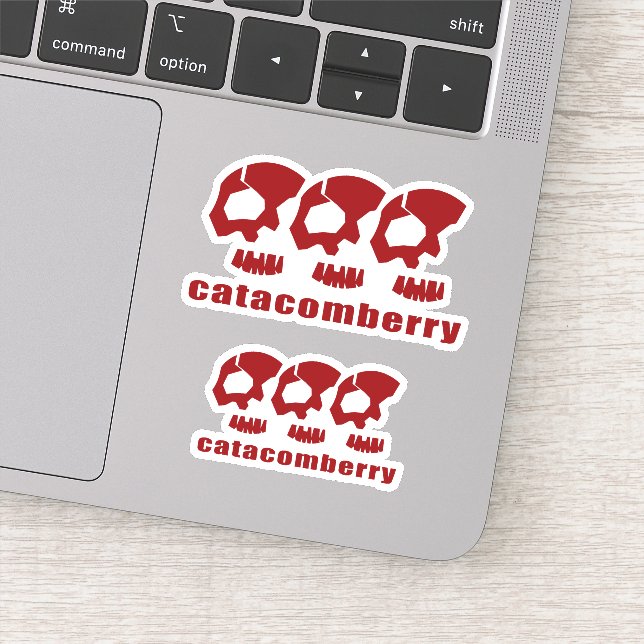 Adesivo skuletons de catacomberry (Detalhe)