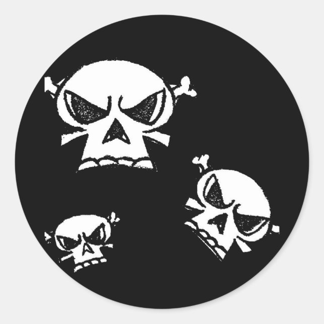 Adesivo Skull Boys por Justyn Johnson (Frente)