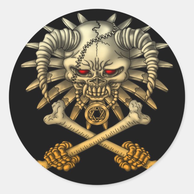 Adesivo skull cross (Frente)