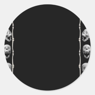 Adesivo Skull Frame Halloween