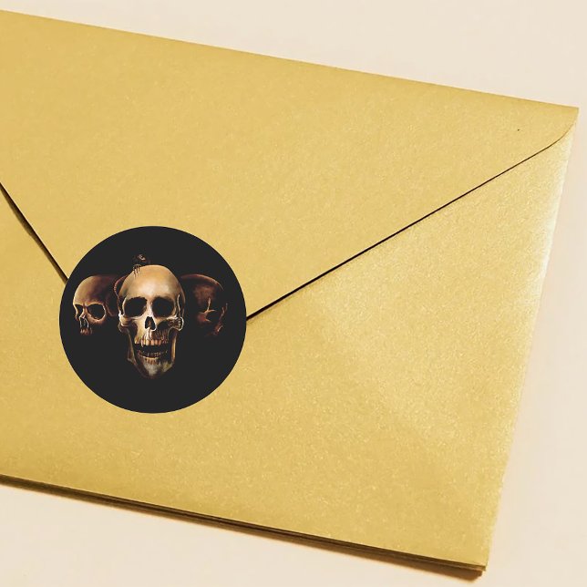 Adesivo Skulls Human Black (Criador carregado)