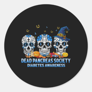 Adesivo Skulls Morto Pancreas Sociedade Diabetes Sensibili