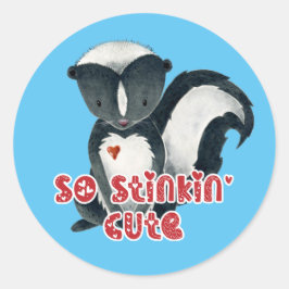 Adesivo Skunk de Aquarela