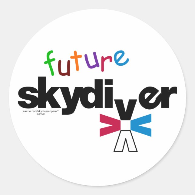 Adesivo Skydiver futuro (Frente)