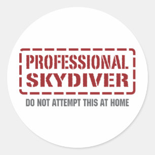 Adesivo Skydiver profissional