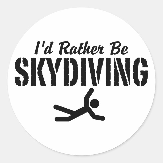 Adesivo Skydiving (Frente)