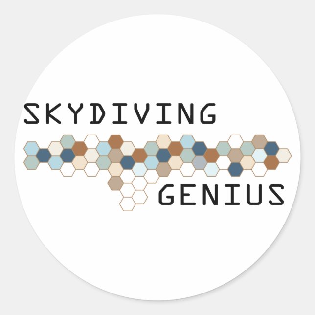 Adesivo Skydiving Genius (Frente)