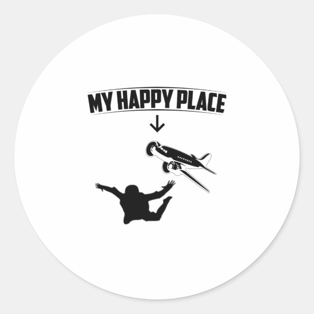 Adesivo Skydiving Gift Idea | Skydiver Skydive Sport (Frente)