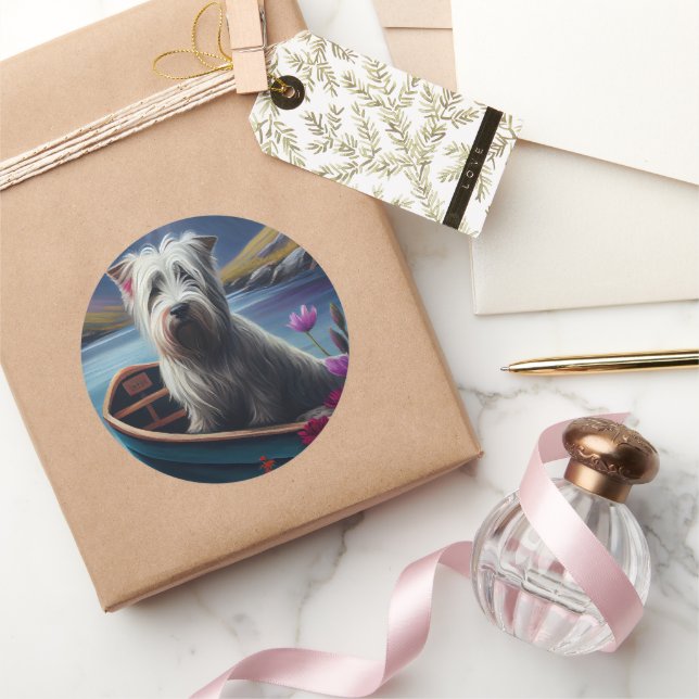 Adesivo Skye Terrier em um remo: Uma aventura cênica (Presentear)