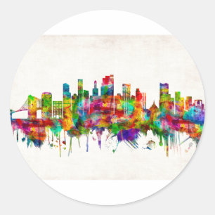 Adesivo Skyline Brooklyn Nova York