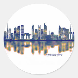 Adesivo Skyline Cidade do Kuwait