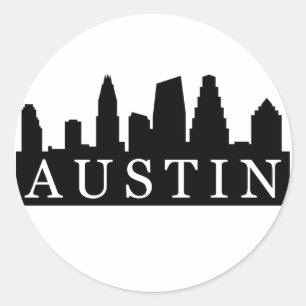 Adesivo Skyline de Austin