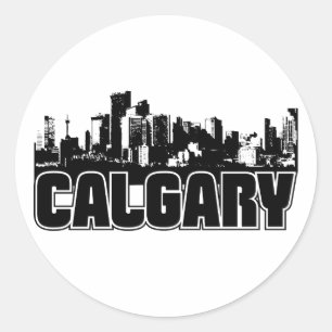 Adesivo Skyline de Calgary