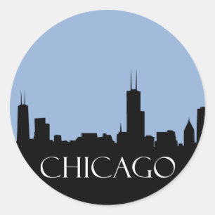 Adesivo Skyline de Chicago