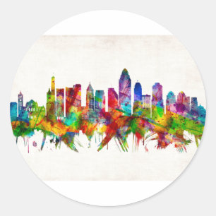 Adesivo Skyline de Cincinnati Ohio