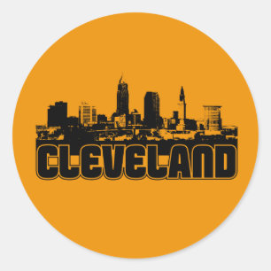 Adesivo Skyline de Cleveland