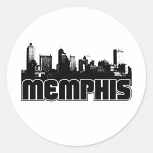 Adesivo Skyline de Memphis