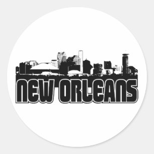 Adesivo Skyline de Nova Orleães