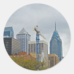 Adesivo Skyline de Philadelphfia da caminhada do rio