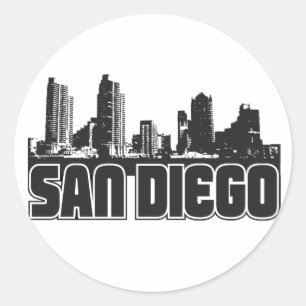 Adesivo Skyline de San Diego