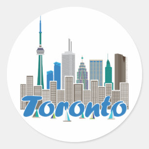 Adesivo Skyline de Toronto