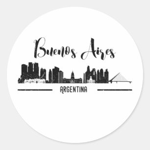 Adesivo Skyline do gráfico de Buenos Aires