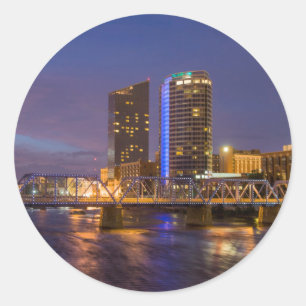 Adesivo Skyline Em Dusk, No Grande Rio