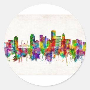 Adesivo Skyline Portland Oregon