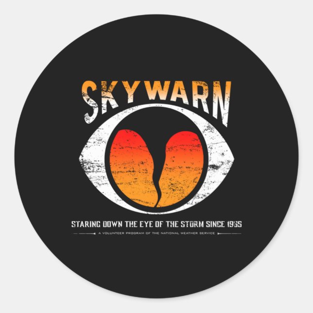 Adesivo Skywarn Em Destaque Também Está Disponível Como Nã (Frente)