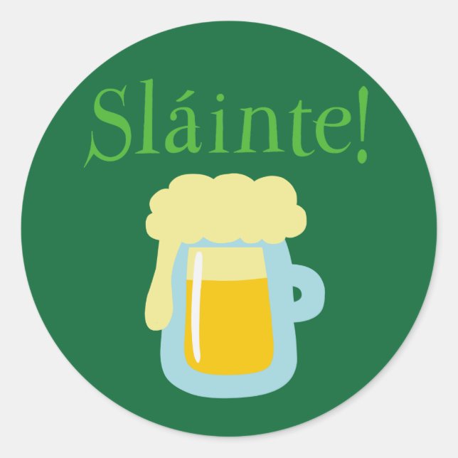 Adesivo Sláinte Beer (Frente)