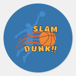 Adesivo Slam Dunk Basquete Para Ventiladores Esportivos