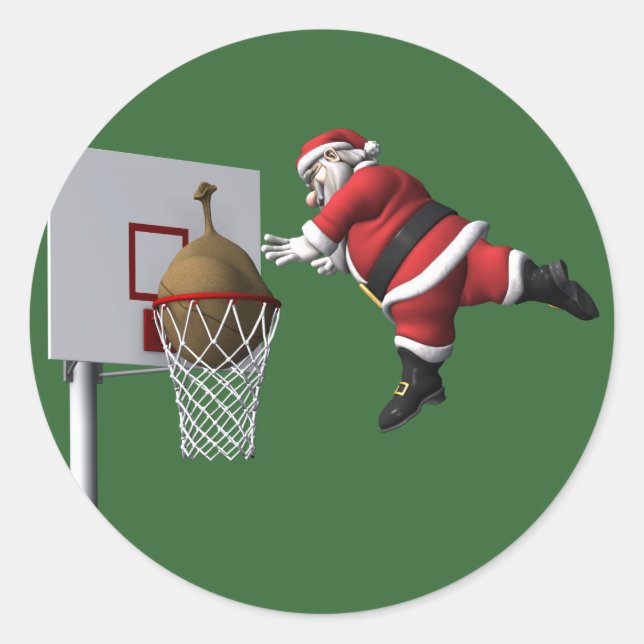 Adesivo Slam Dunk Santa Claus (Frente)