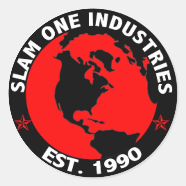 ADESIVO SLAM ONE INDUSTRIES STICKER (Frente)