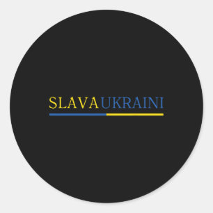 Adesivo Slava Ukraini Glória à Ucrânia 2