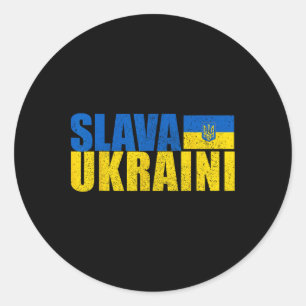 Adesivo Slava Ukraini Glória à Ucrânia 3
