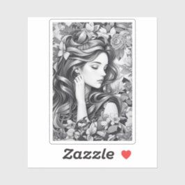 Adesivo Sleeping Woman