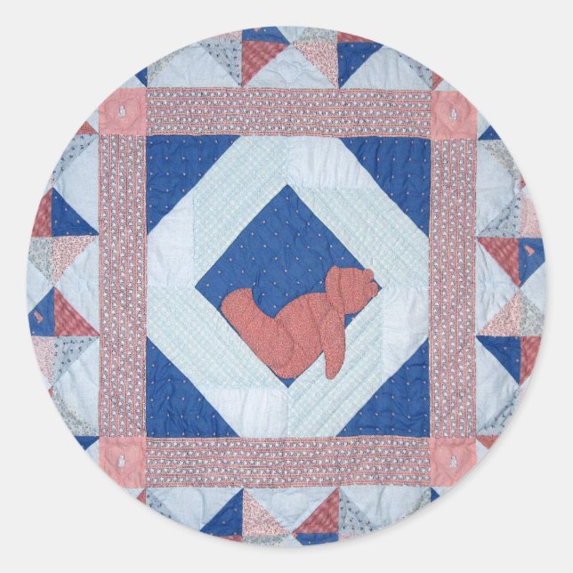 Adesivo Sleepy Bear Quilt Stickers! (Frente)