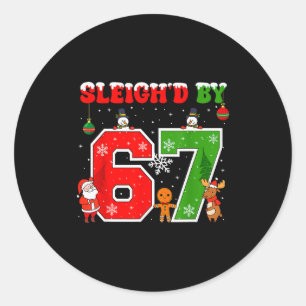 Adesivo Sleighd Por 67 Meme Divertido Seis Sete Natal 6 7