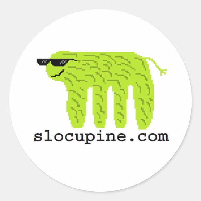 Adesivo slocupine.com (Frente)