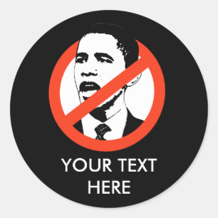 ADESIVO SLOGAN PERSONALIZADOS DE OBAMA