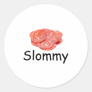 Adesivo Slommy Salami Meme Gen Z Mispelou Diversão da Piad