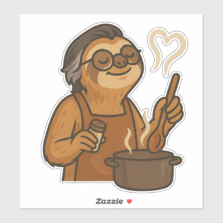 Adesivo Sloth Cook