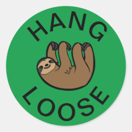 Adesivo Sloth Hang Loose
